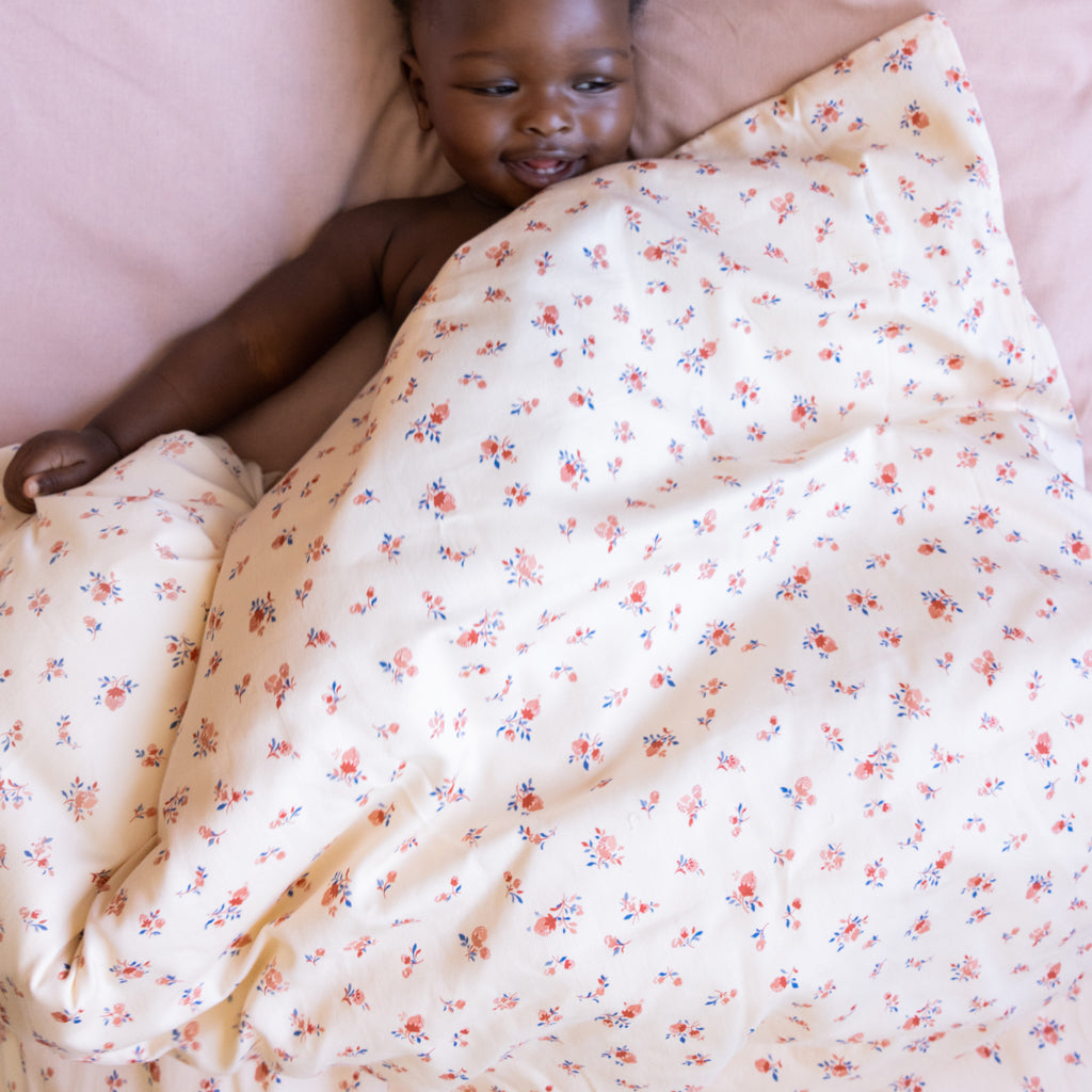 Bedding set, Baby, 70x100cm - GOTS Berries