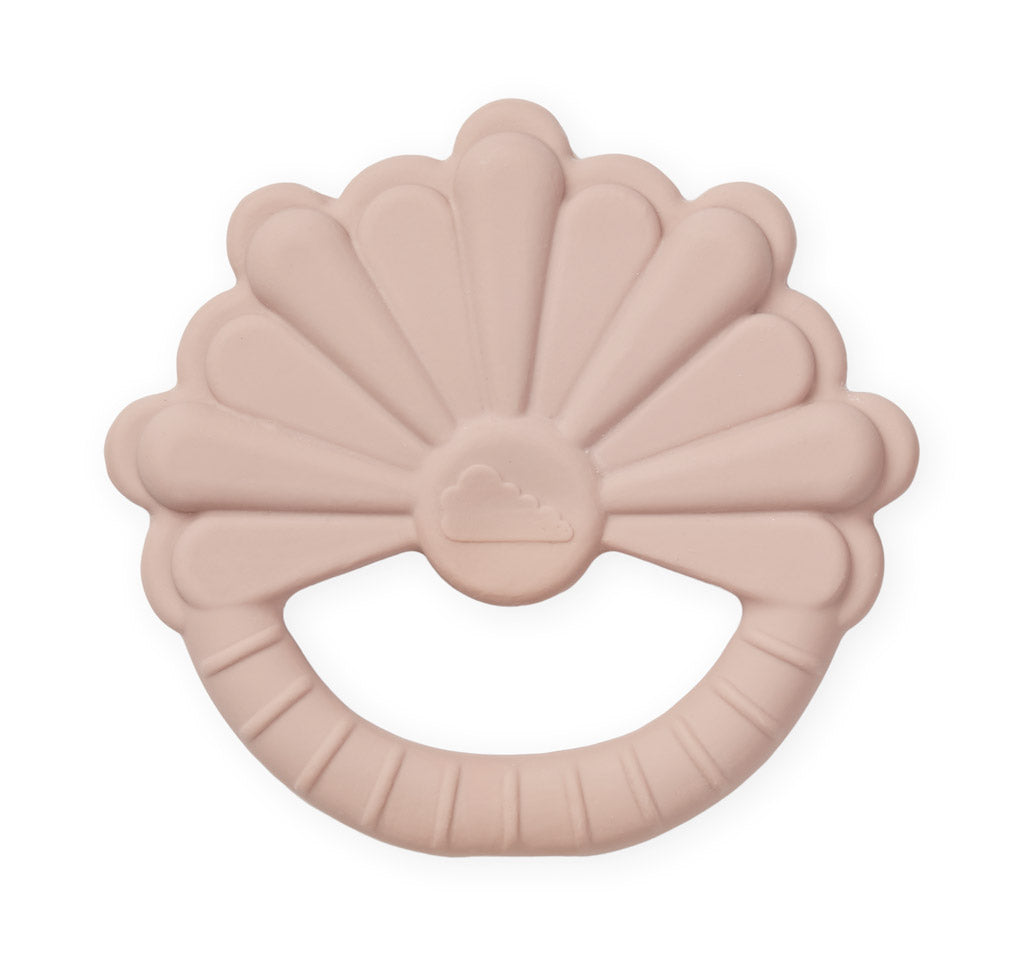 Flower Teether - Dusty Rose