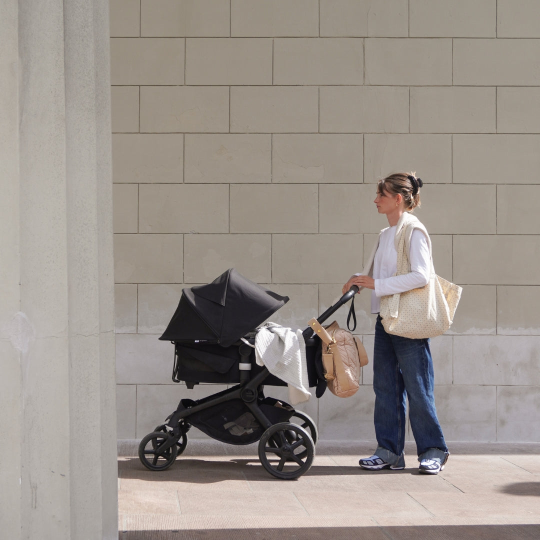 Changing Bag w/pram straps - OCS - Camel
