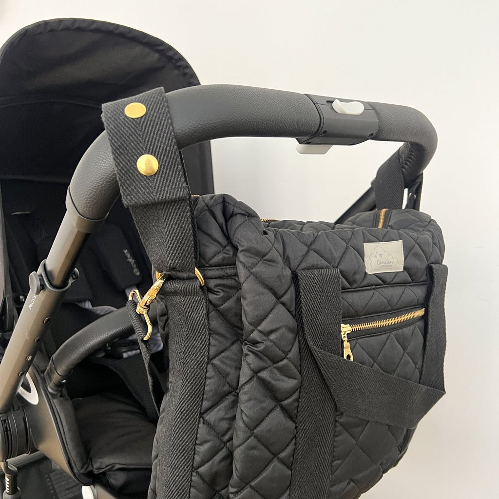 Changing Bag w/pram straps - OCS - Black