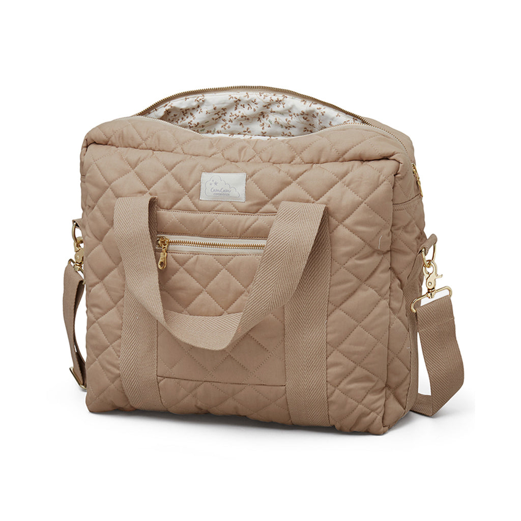 Changing Bag w/pram straps - OCS - Camel