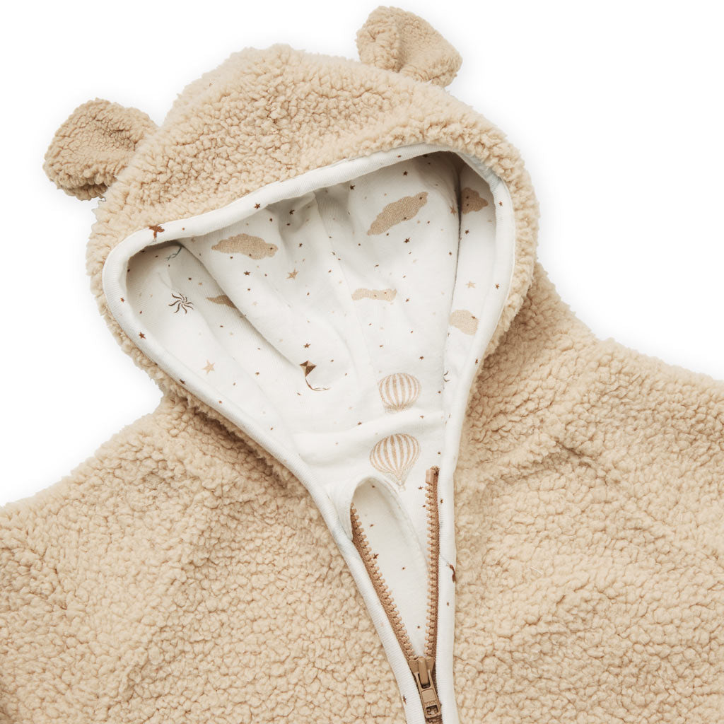 Sherpa Onesie Vincent - Latte/ Dreamland