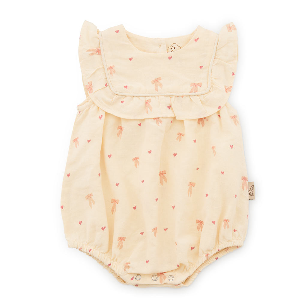 Edith Romper - GOTS - Bows