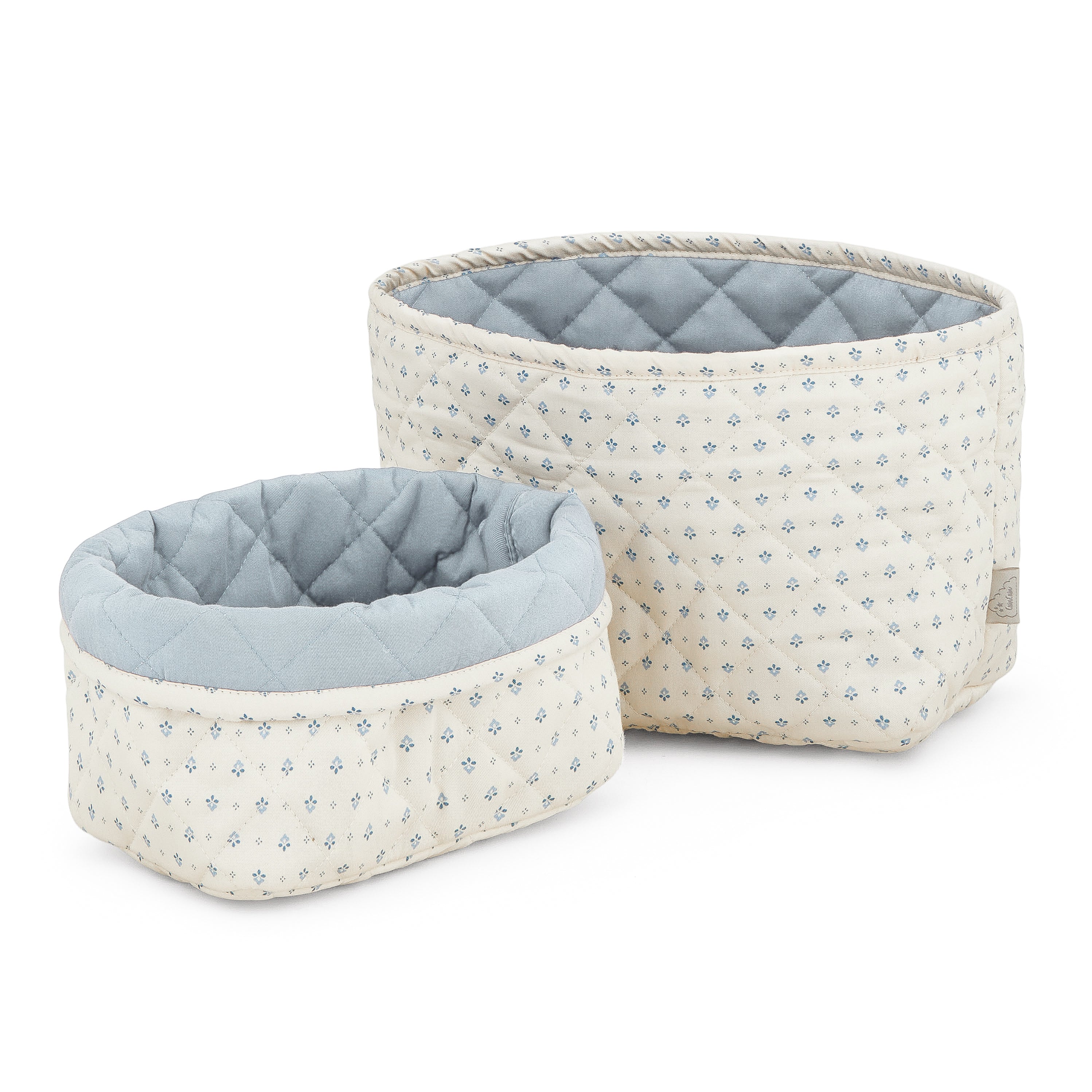 Quilted Storage Basket, Set of Two - OCS - Caprice
