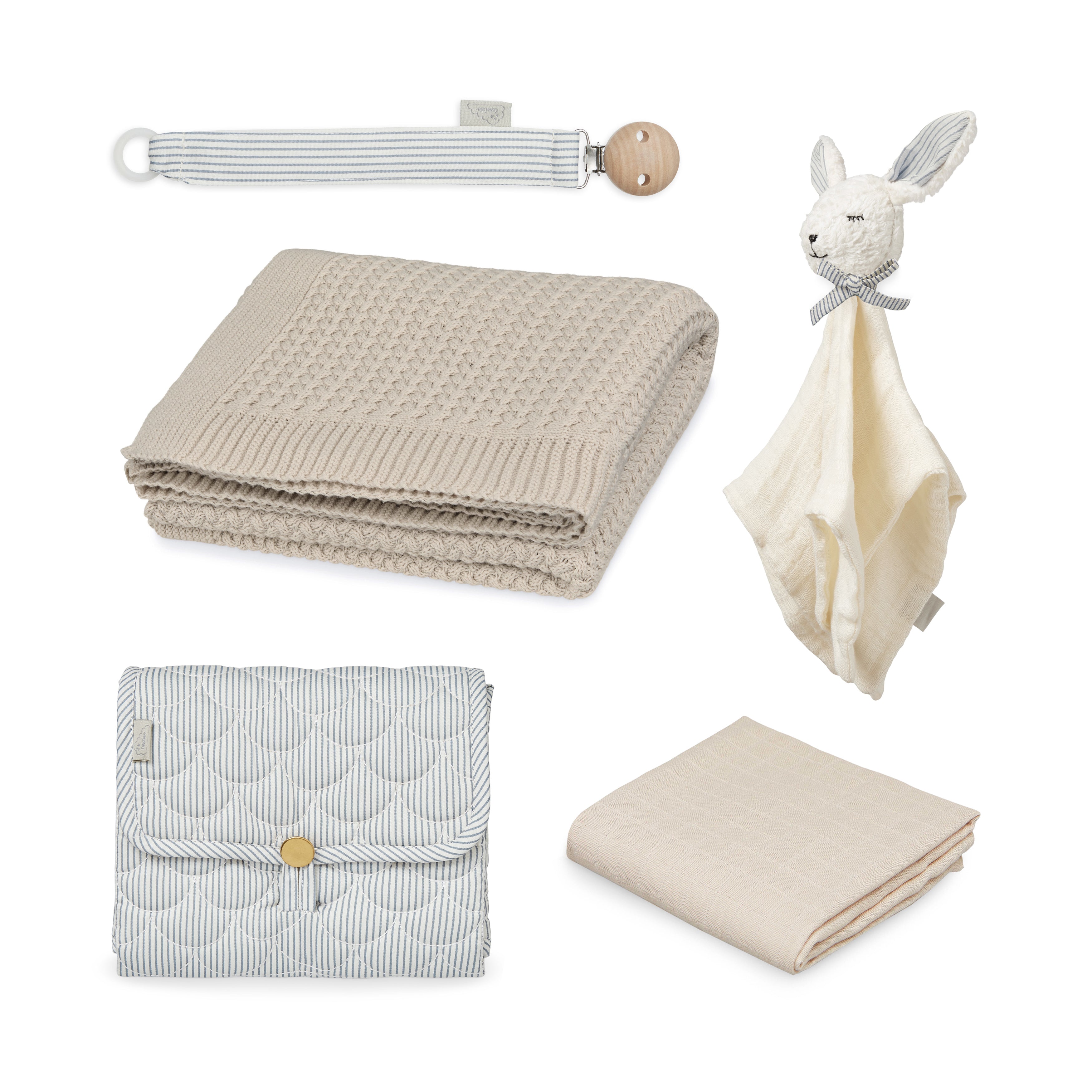 Baby Shower Hamper - Classic Stripes Blue