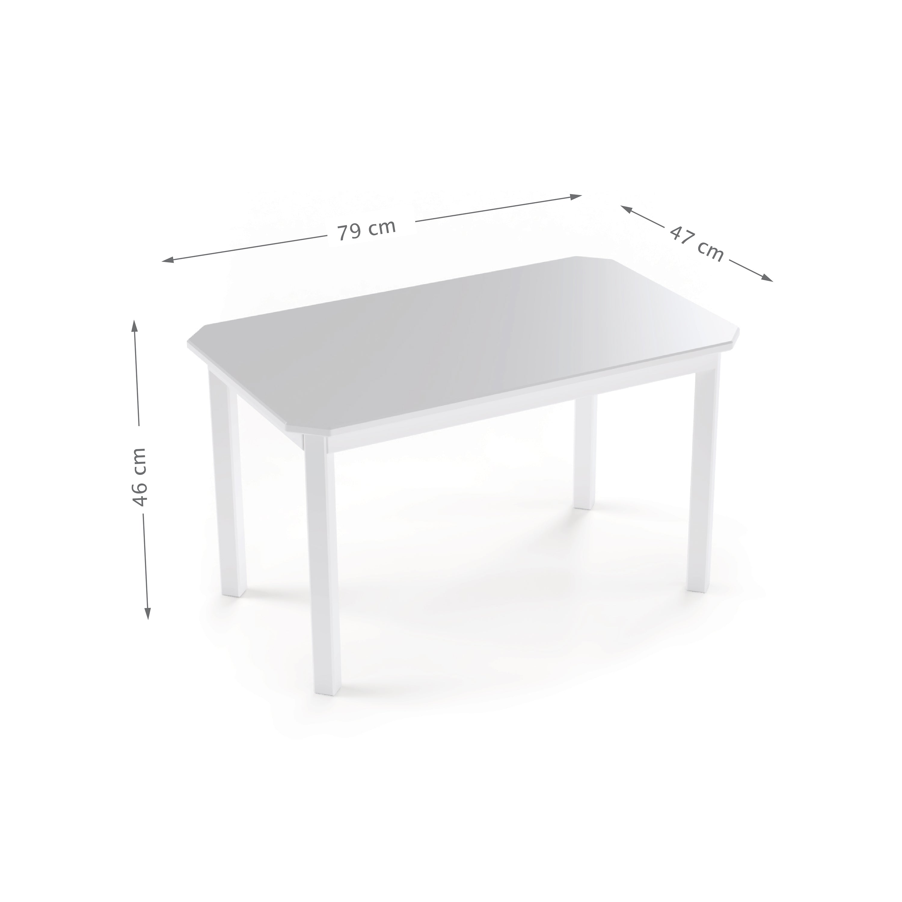 Harlequin Kids Table - White