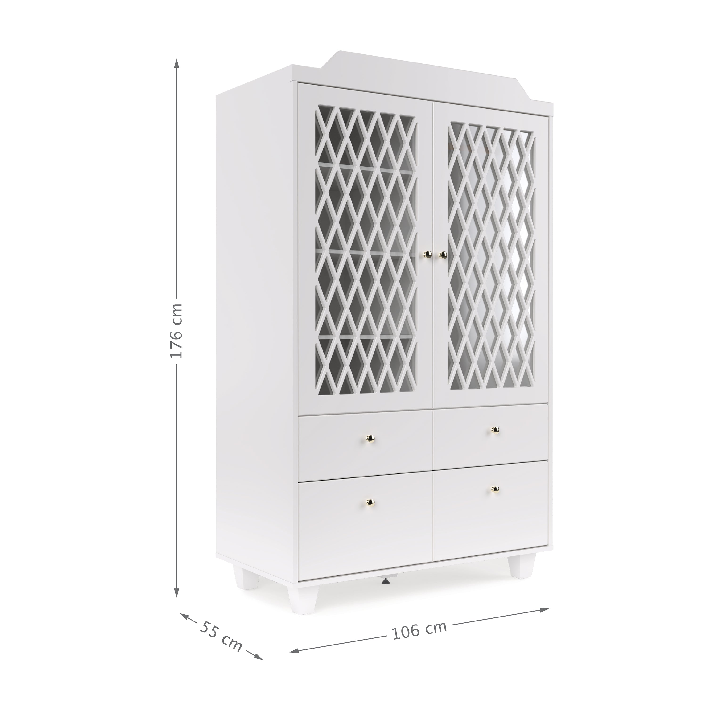 Harlequin Wardrobe, FSC Mix - White