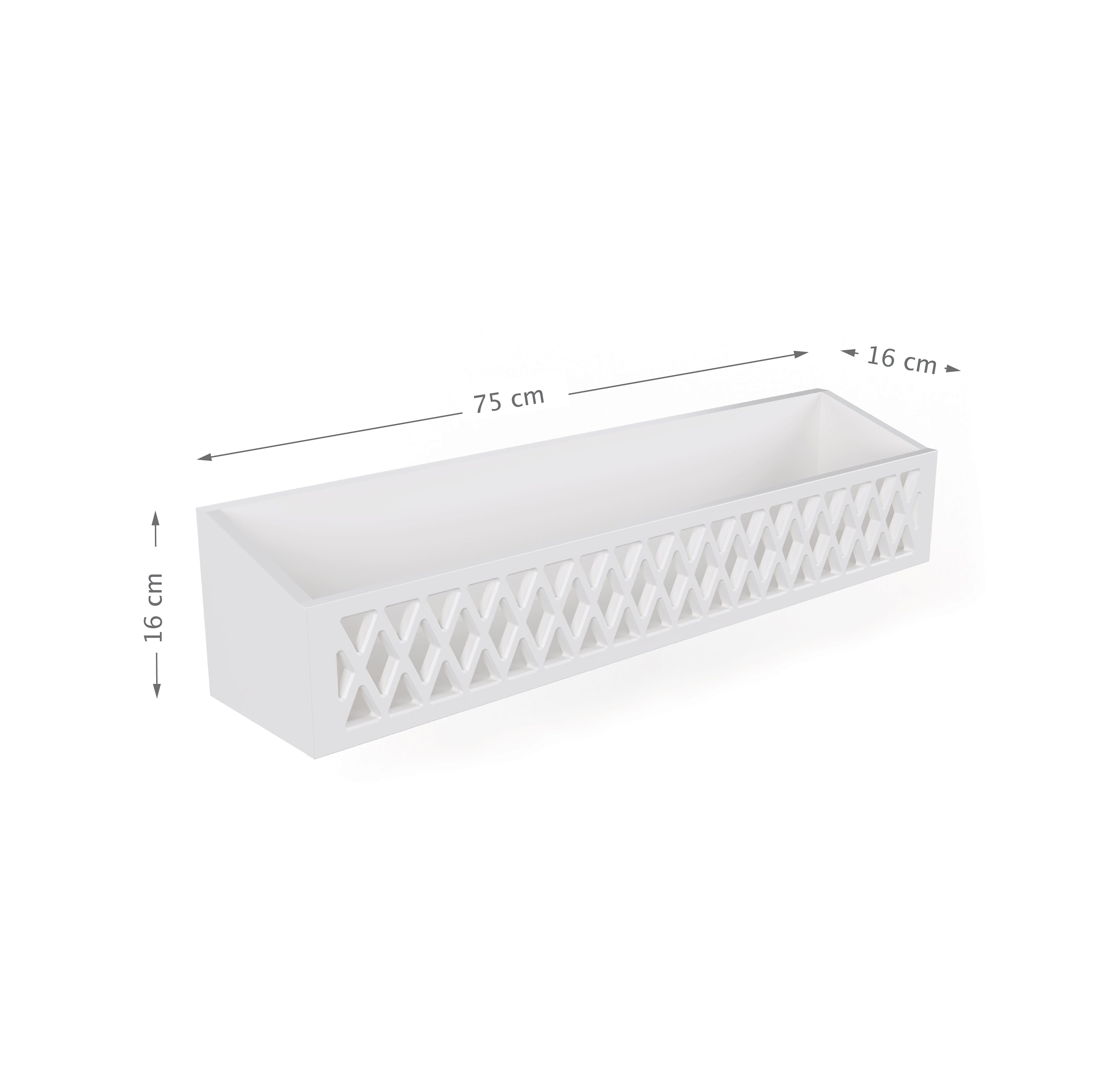 Harlequin Shelf - White