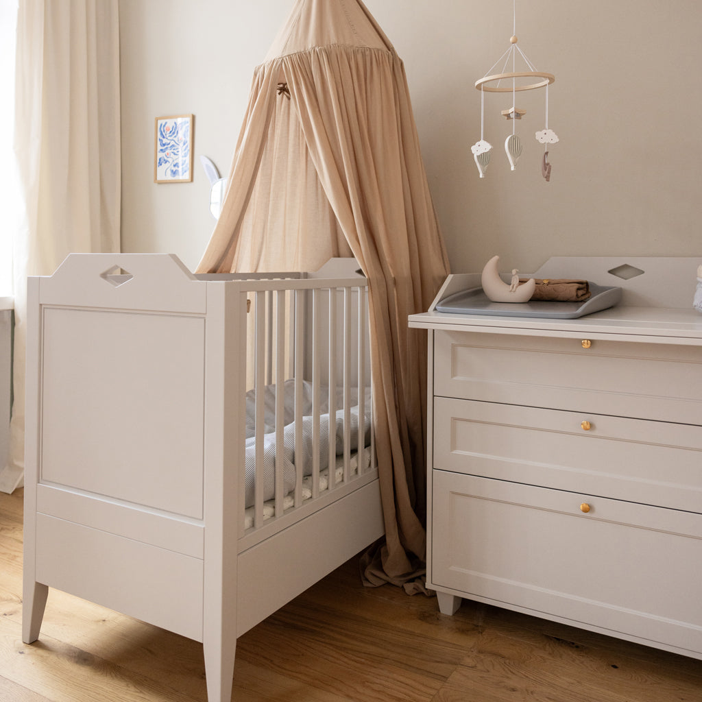 Luca Baby Bed - White