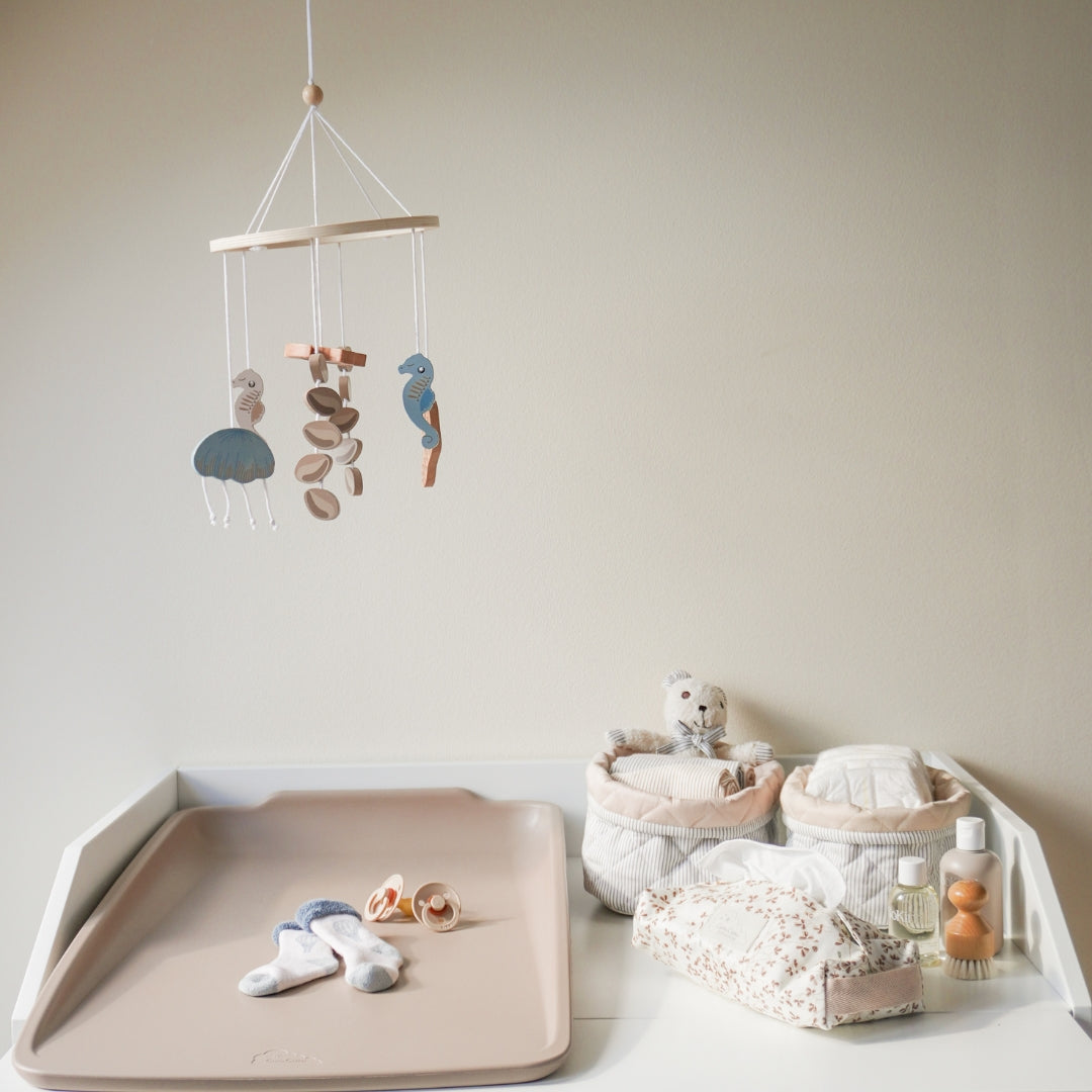 Wooden Mobile - Sea Garden