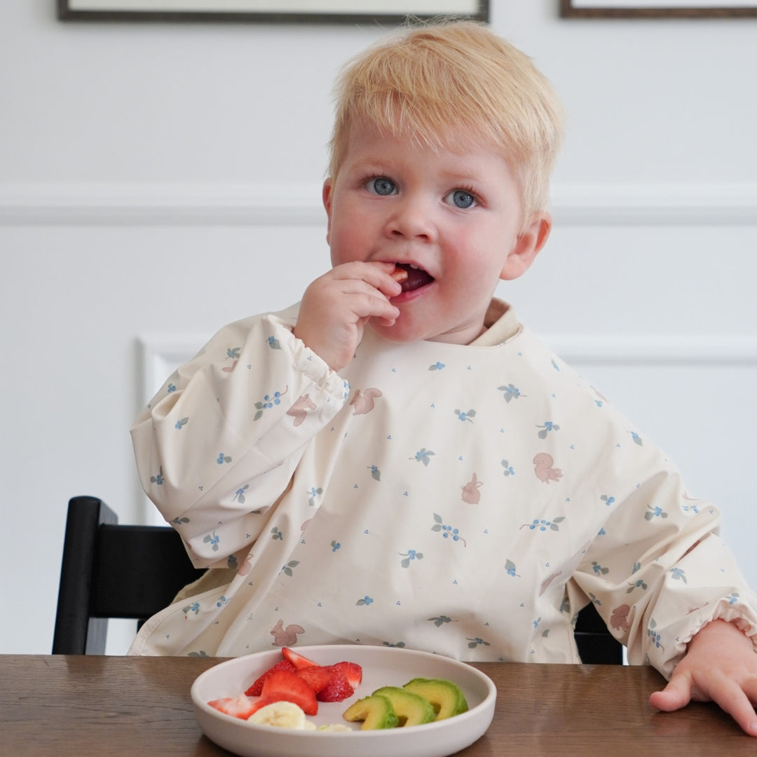 Sleeved Bib - Blueberries