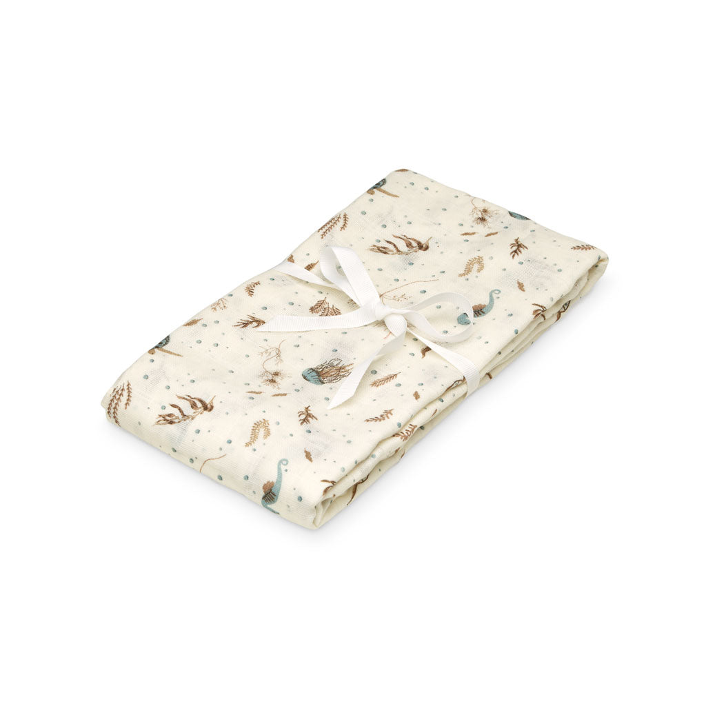 Swaddle - GOTS - Sea Garden