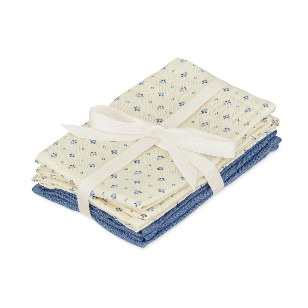 Wash Cloth, 4 pack - GOTS - Capri