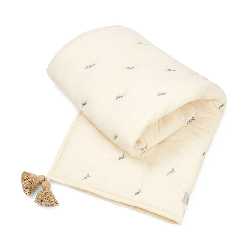 Kids Embroidered Blanket - OCS - Blueberries