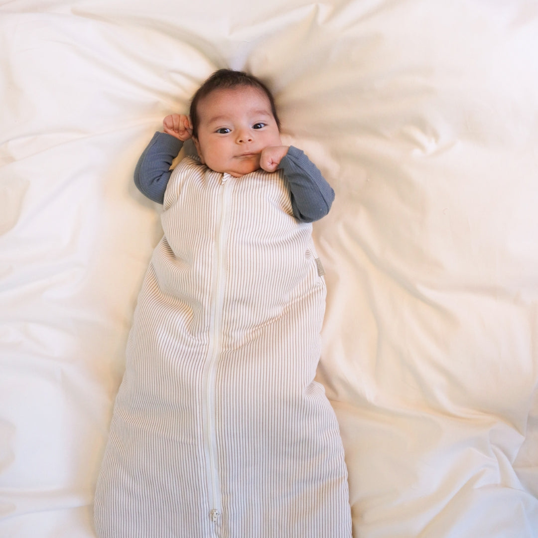 Sleeping Bag 0-6 Months - OCS - Classic Stripes Camel