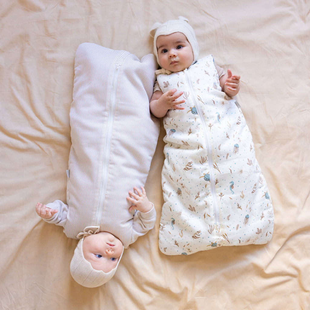 Sleeping Bag 0-6 Months - OCS Classic Stripes Camel