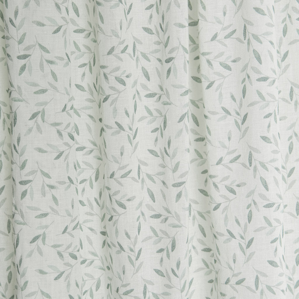 Bed Canopy - GOTS Green Leaves