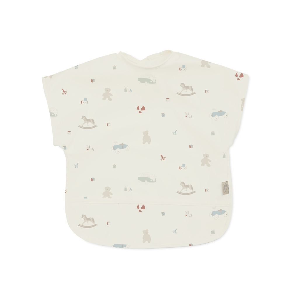 Short Sleeved Bib - Vintage Toys
