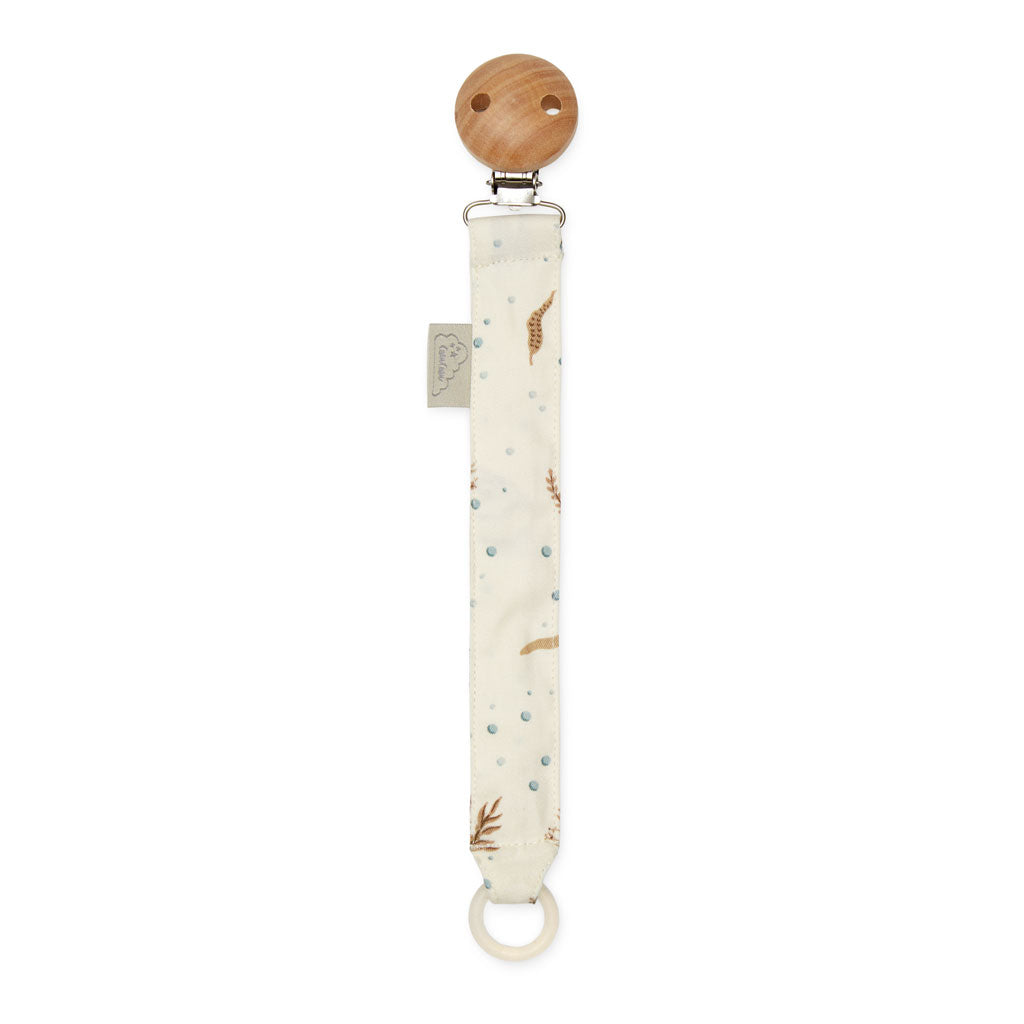 Pacifier Holder - GOTS - Sea Garden