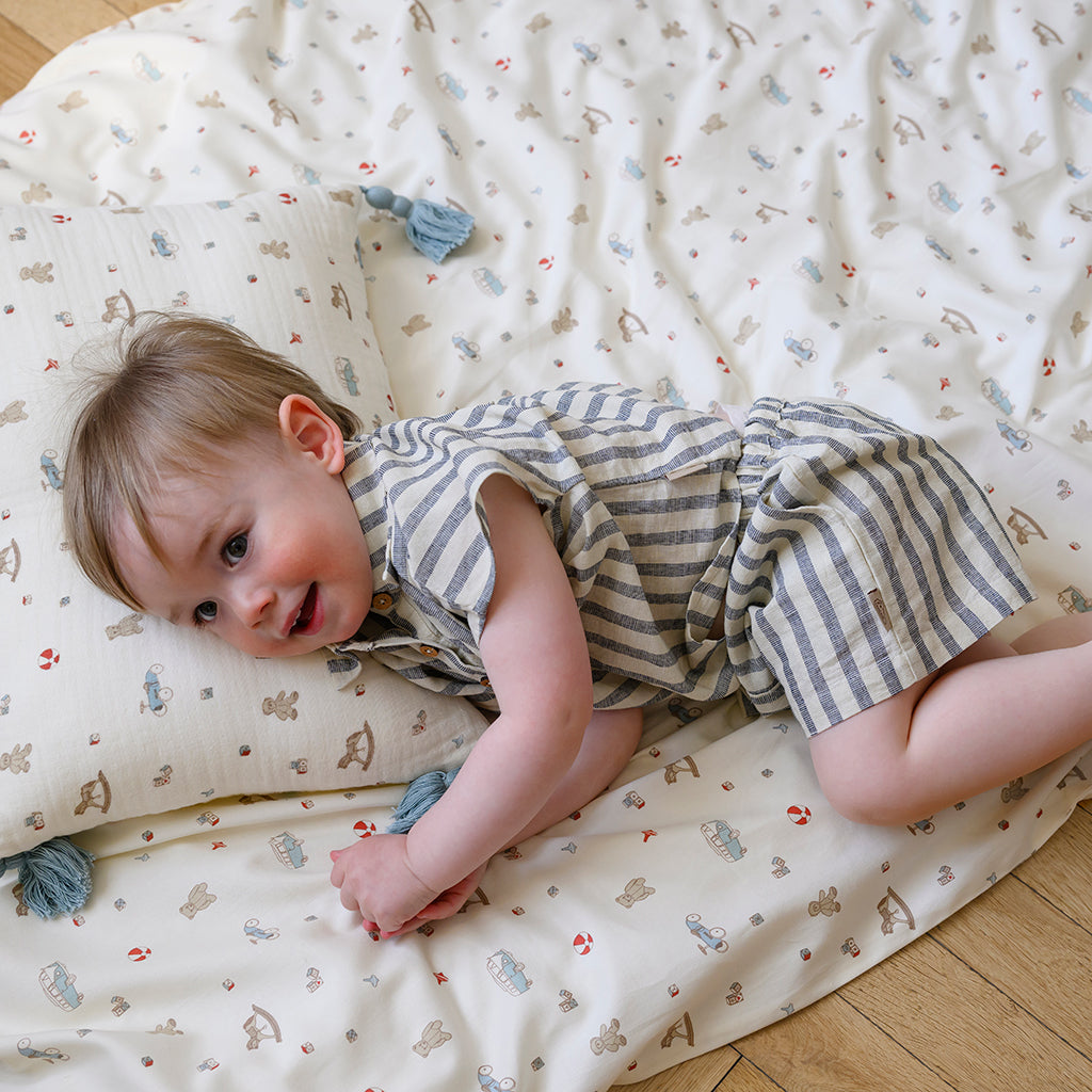 Noa Shorts - GOTS - Summer Stripes