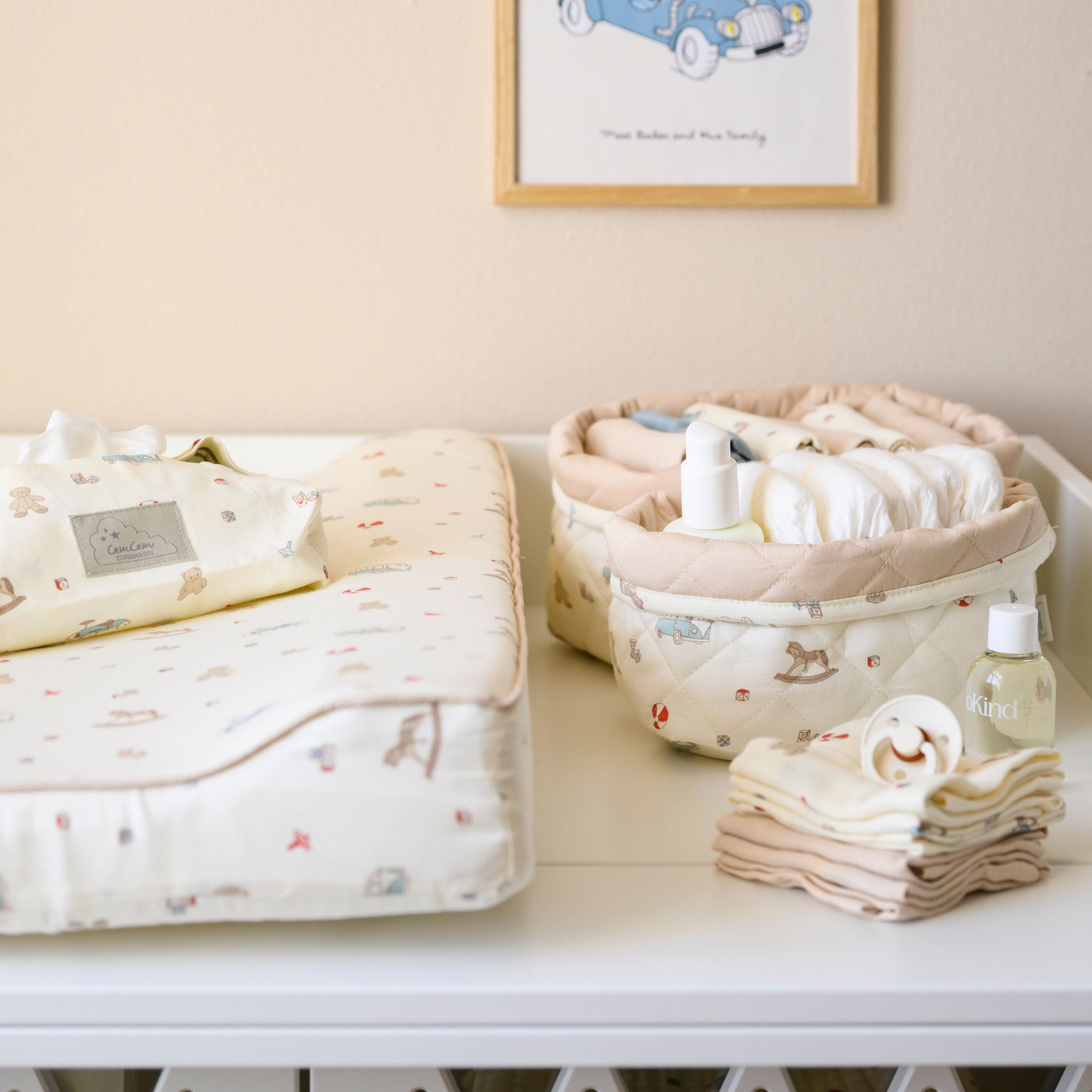 Wash Cloth, 4 pack - GOTS - Vintage Toys