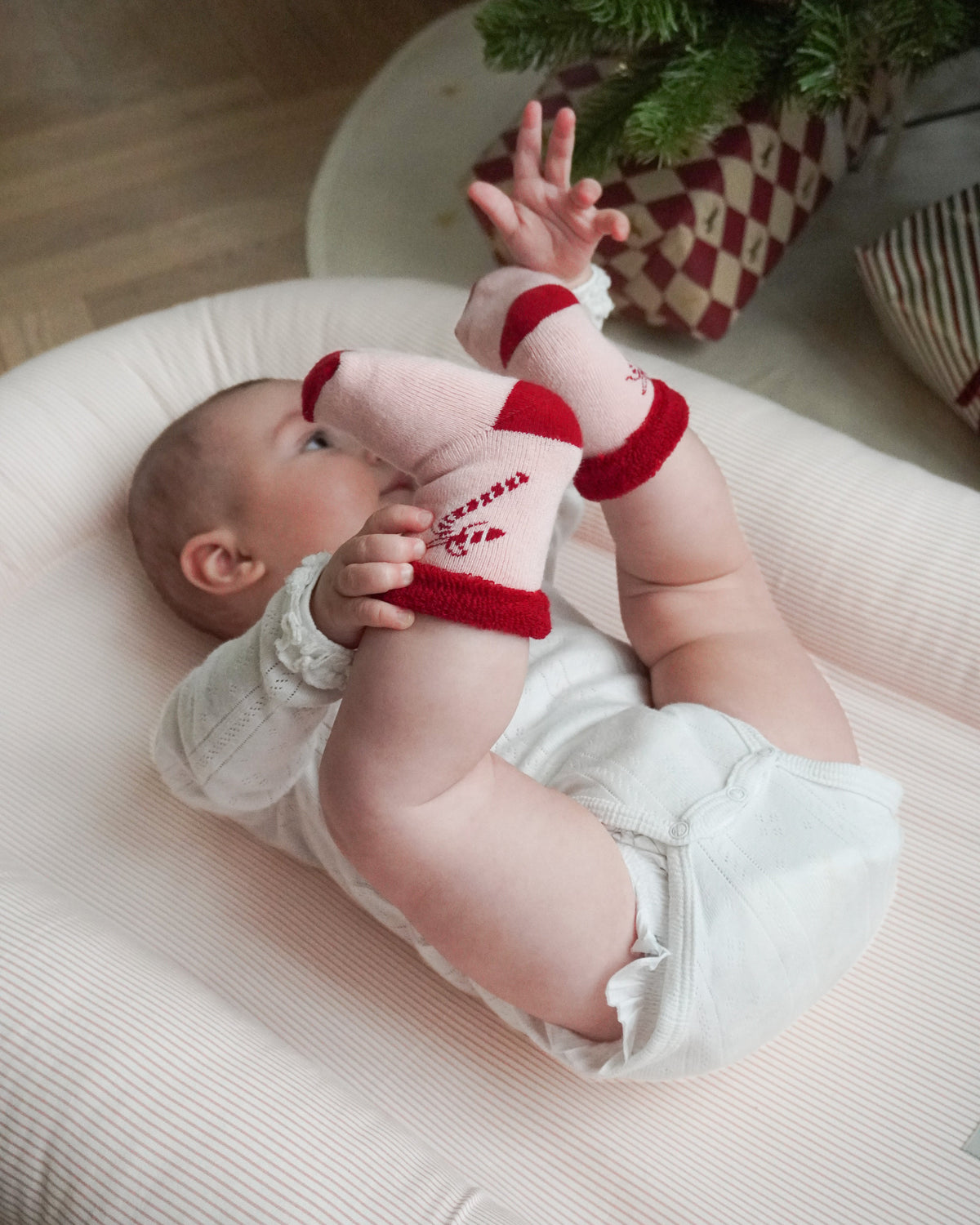 Terry Socks Safi, 3-pack, 13-15 - Candy Cane