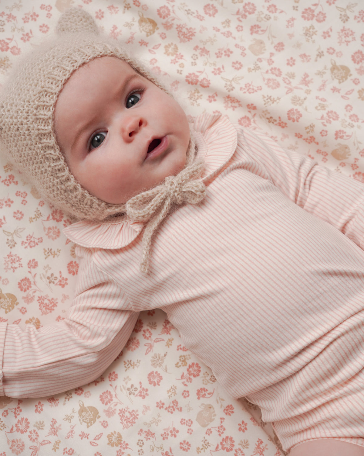 Long Sleeved Body Holly, 56 cm - GOTS - Classic Stripes Rose