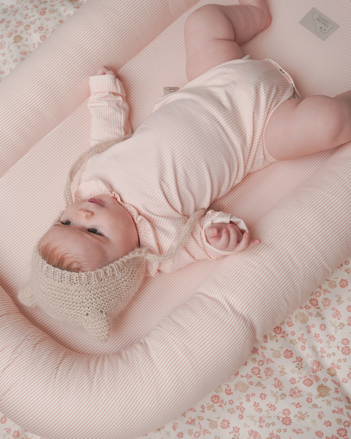 Baby Nest - OCS - Classic Stripes Rose