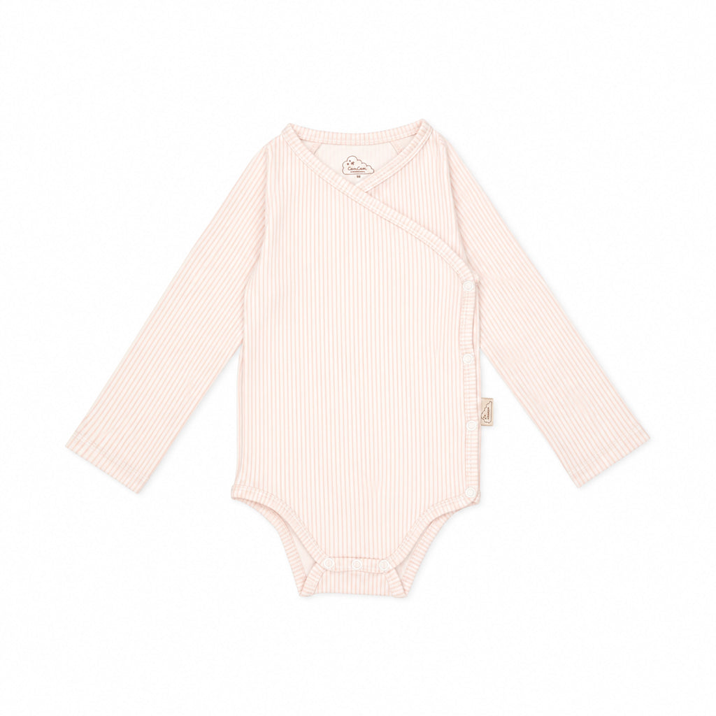 Wrap-around Body Milla, 56 cm - GOTS - Classic Stripes Rose