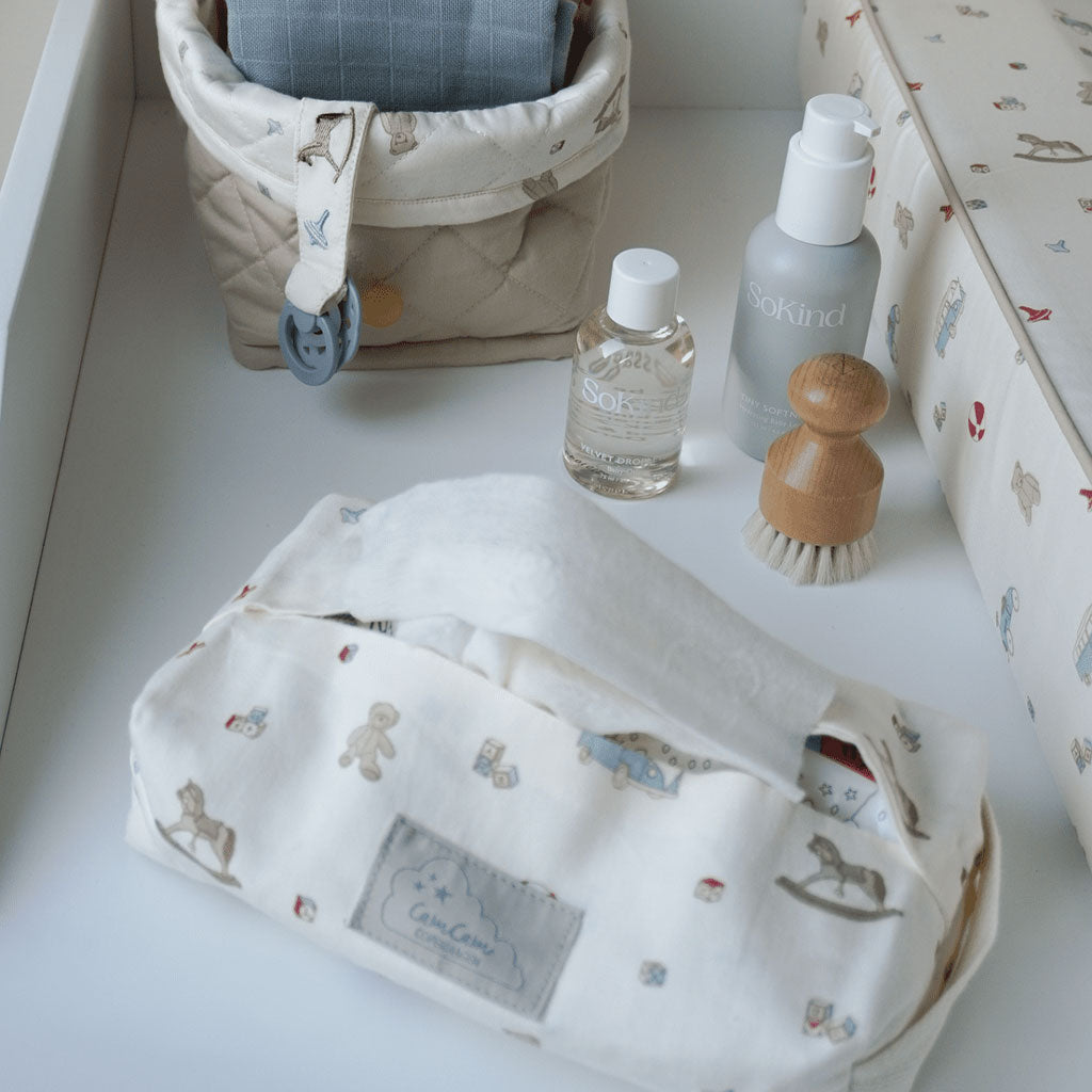 Wet Wipe Cover - GOTS - Vintage Toys