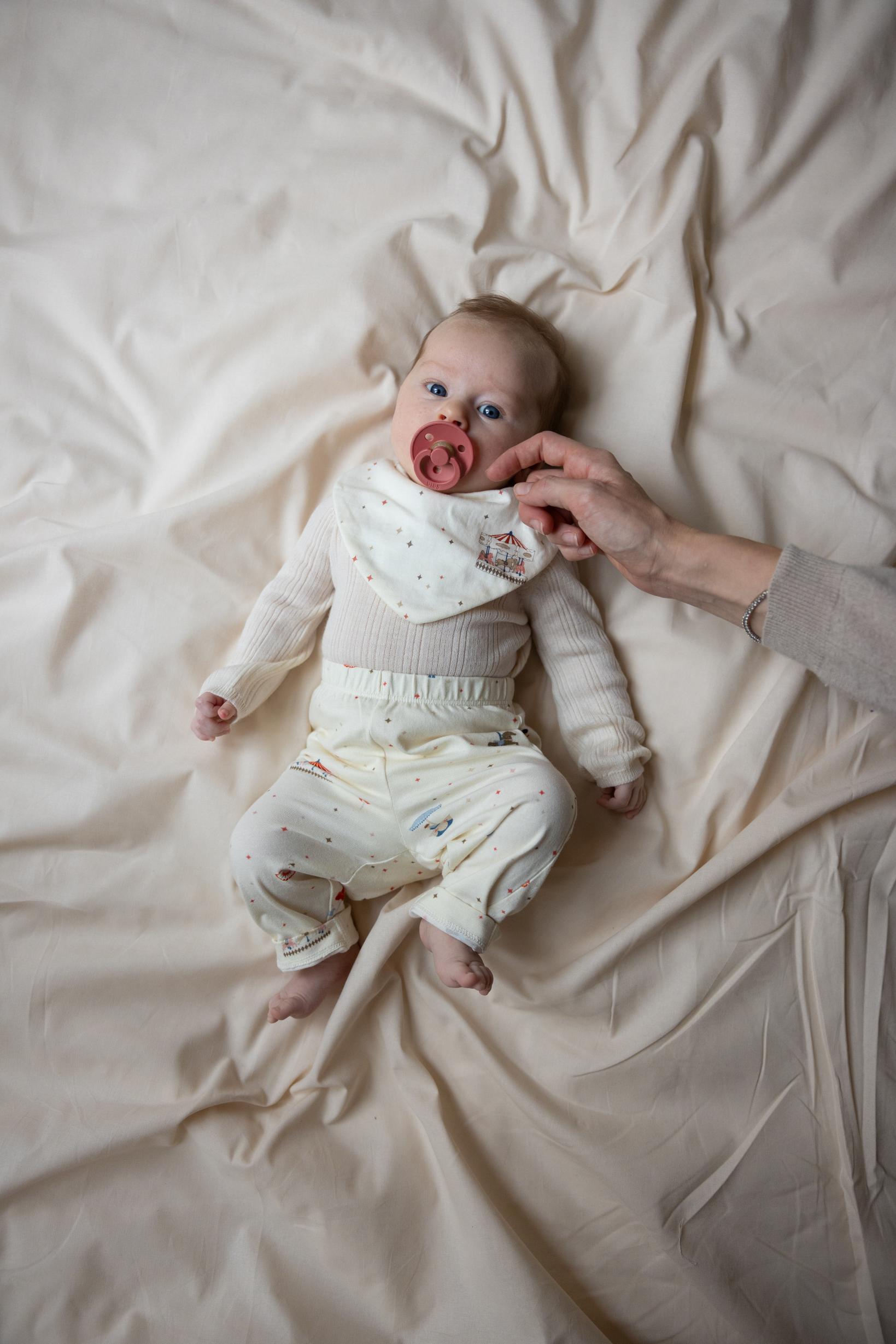 Bandana Bib, Jersey, 2-Pack - GOTS - Carousel