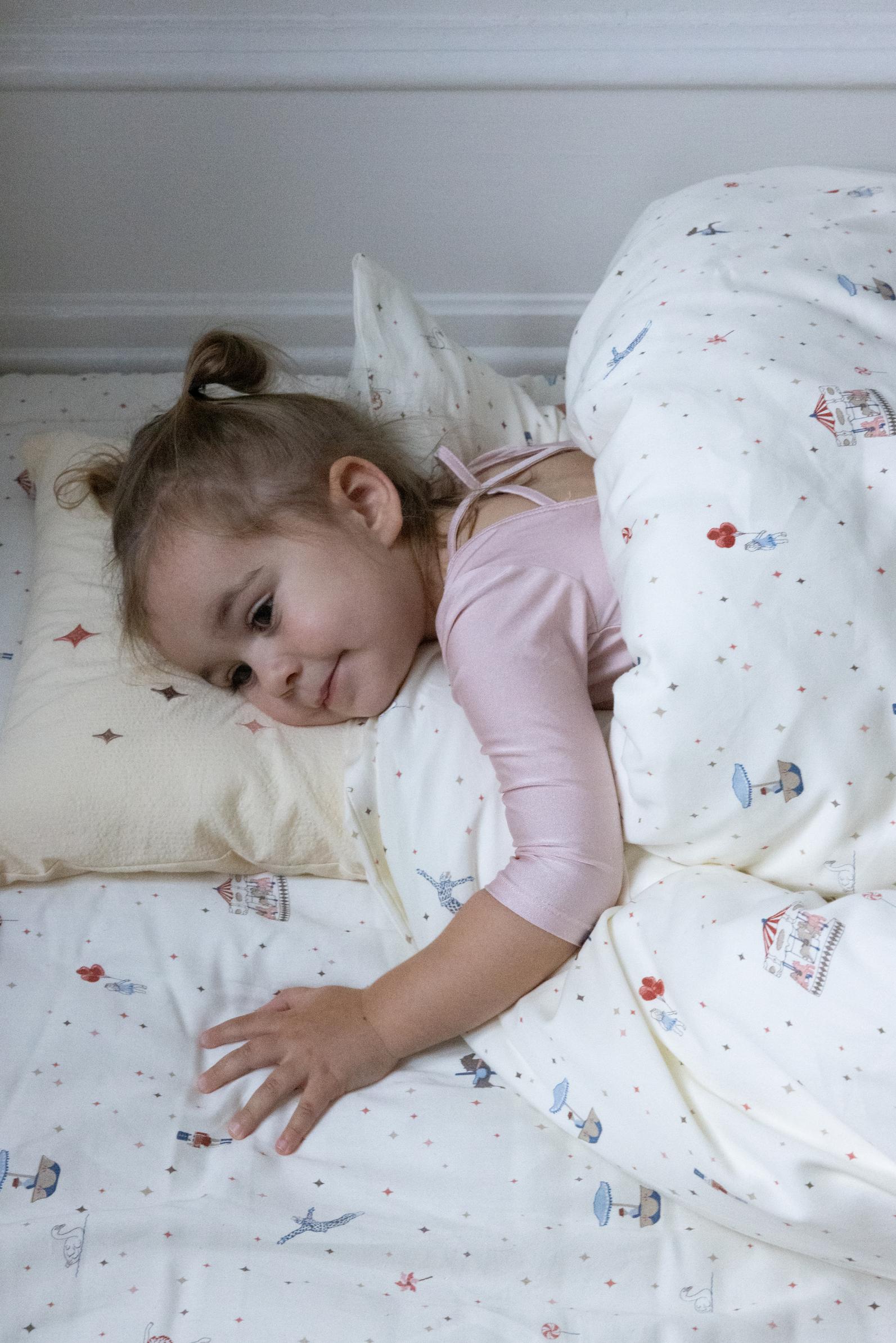 Bedding Set, Junior, 100x140cm - GOTS - Carousel