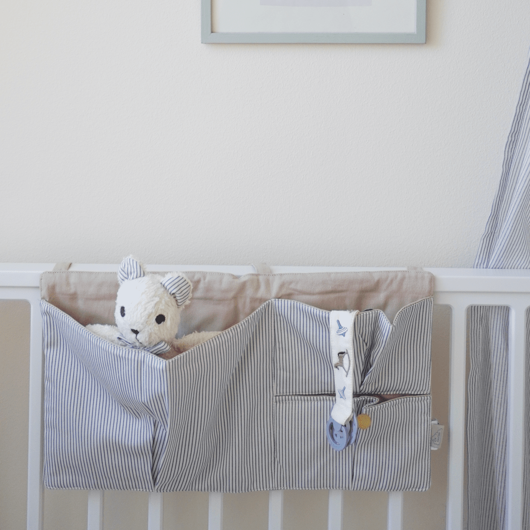 Bed Pocket - OCS Classic Stripes Blue