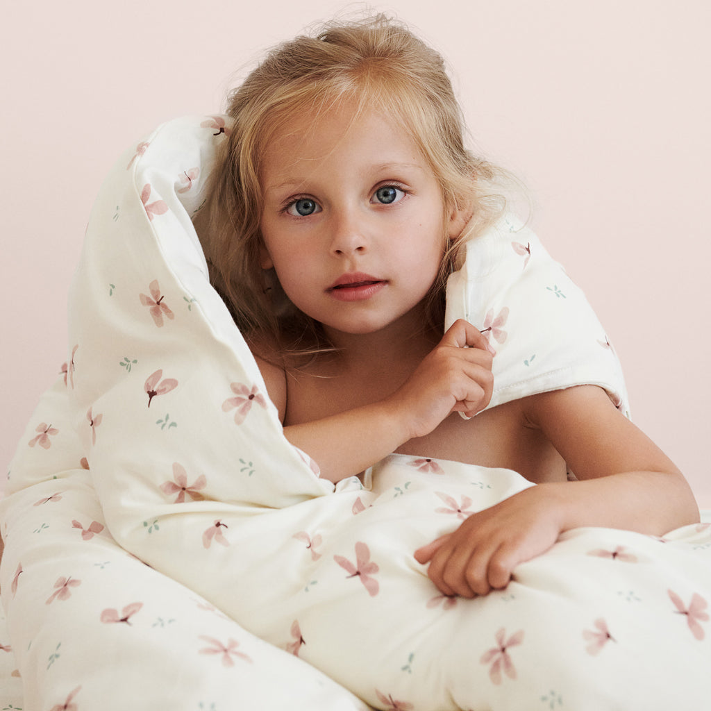 Bedding set, Baby, 70x100cm - GOTS Windflower Creme