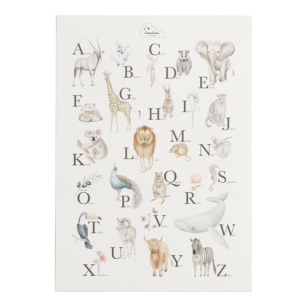 Alphabet Poster - German Version