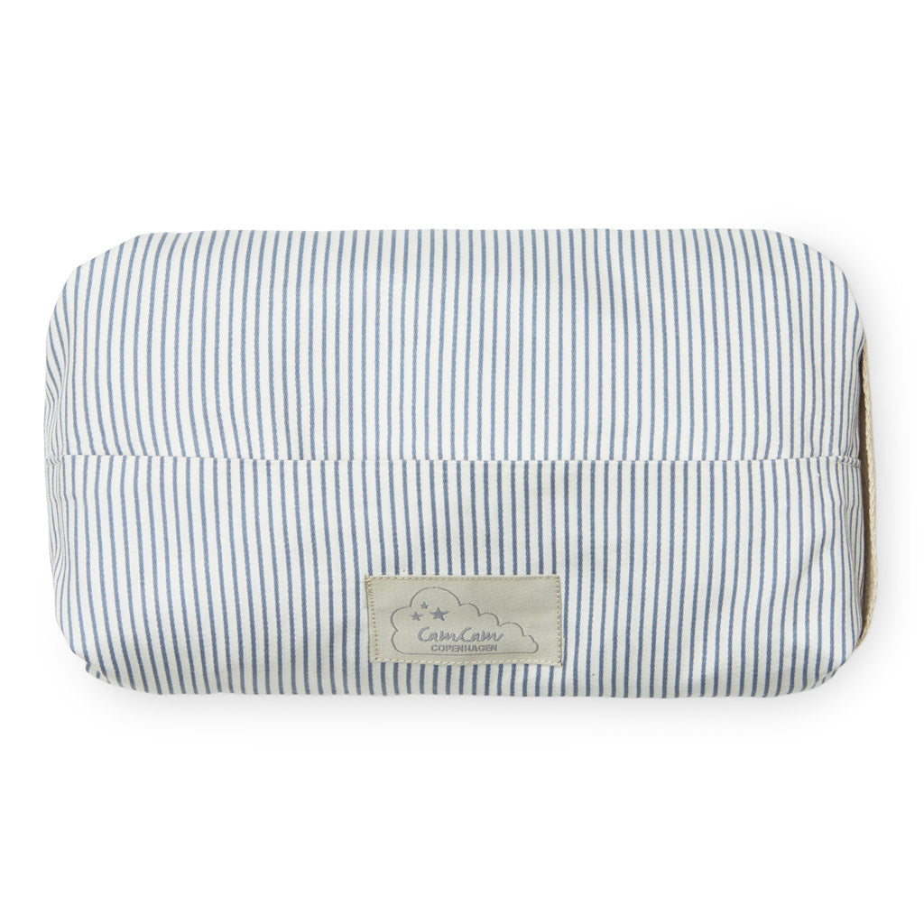 Wet Wipe Cover - GOTS Classic Stripes Blue