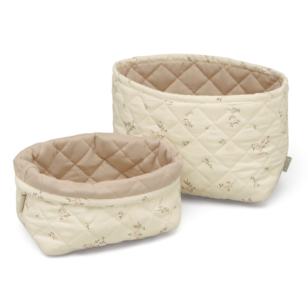 Fabelab Quilted Storage Basket - Ochre Bee main image 1