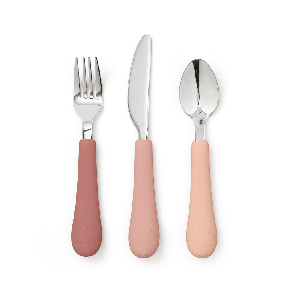 Flower Kids Cutlery Set - Rose Mix