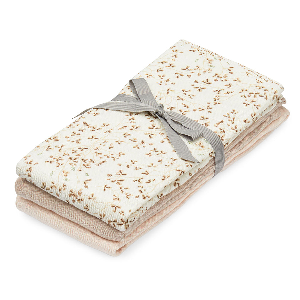 Muslin Cloth, 3-pack - GOTS Mix Lierre, Almond, Hazel