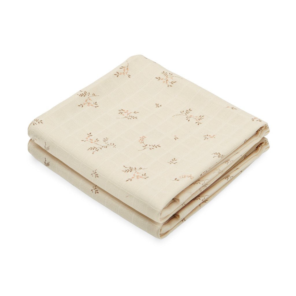 Muslin Cloth, Printed, 2-pack - GOTS Ashley