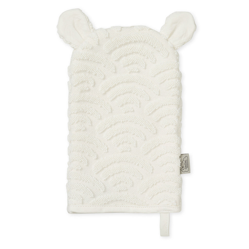 Wash Glove w/ ears - GOTS Off-White