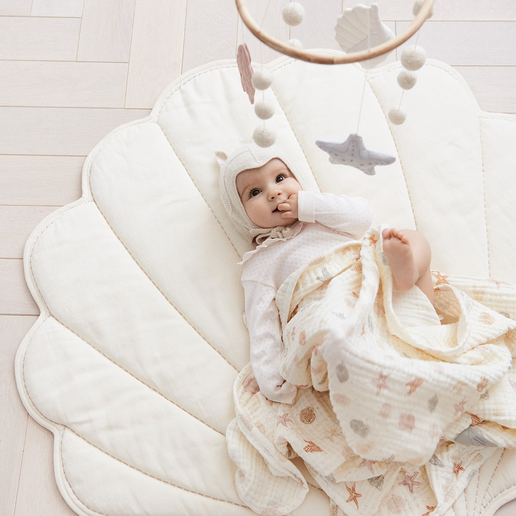 Sea Shell Play Mat - OCS Off-White