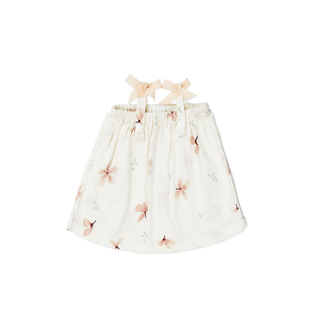 Doll's Summer Dress - GOTS Windflower Creme