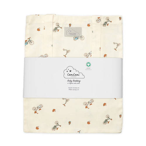 Bedding, Baby, 70x100cm - GOTS - Bows