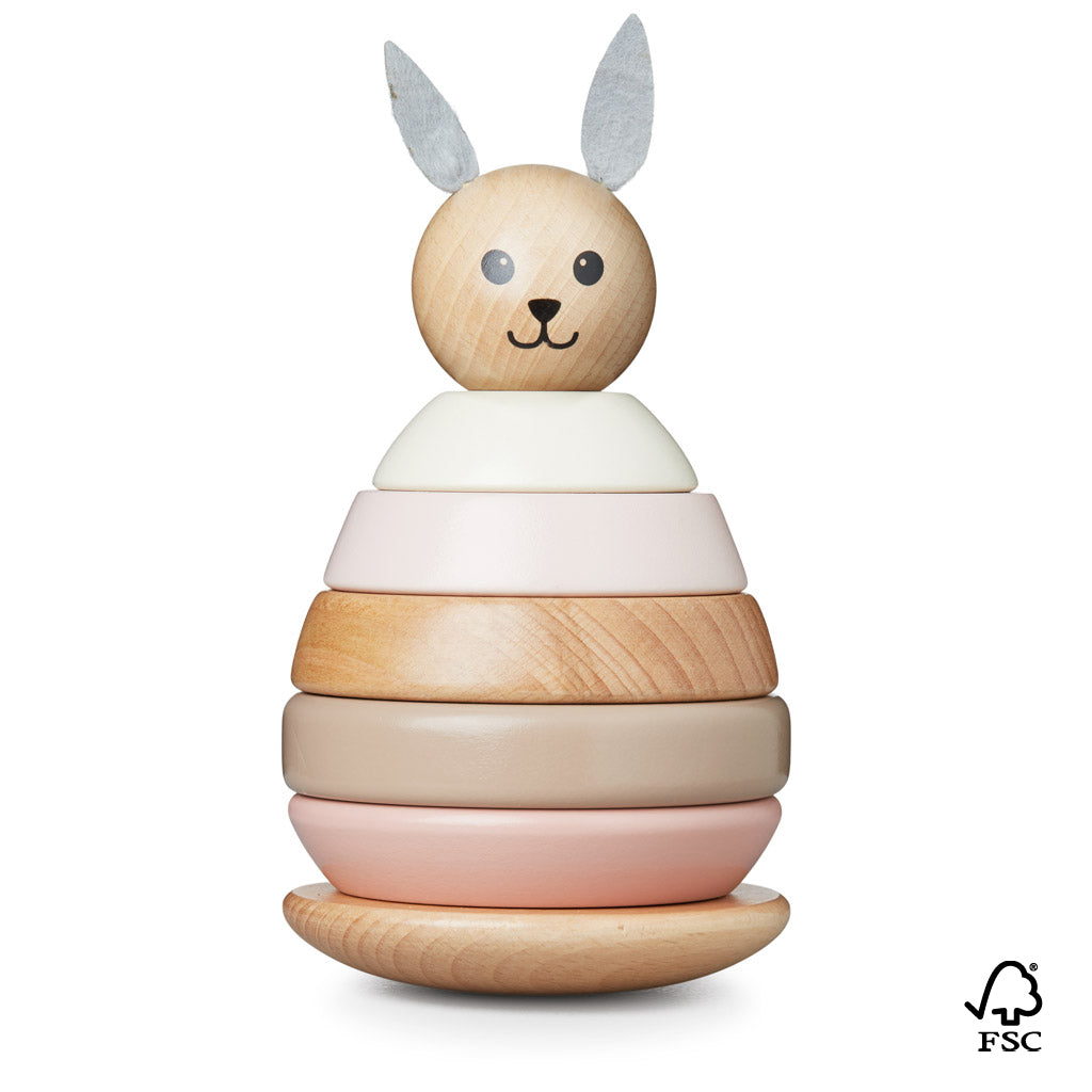 Stacking Toy, FSC 100 % - Bunny