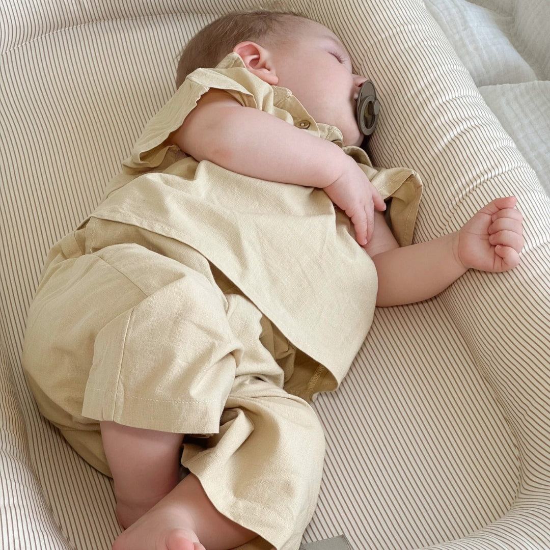 Vilde Pants - GOTS - Beige Linen