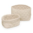 Quilted Storage Basket, Set of Two - OCS Dreamland/Camel