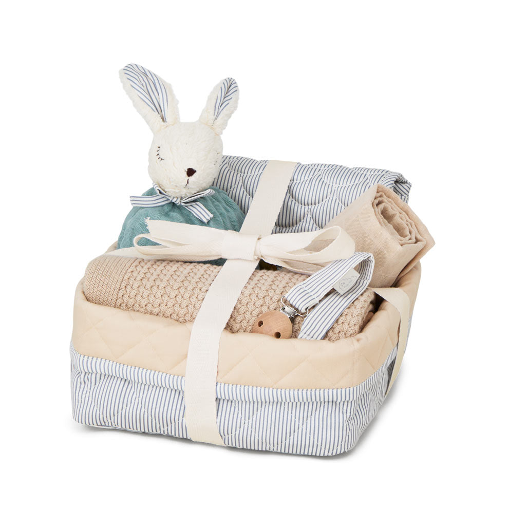 Baby Shower Hamper - Classic Stripes Blue