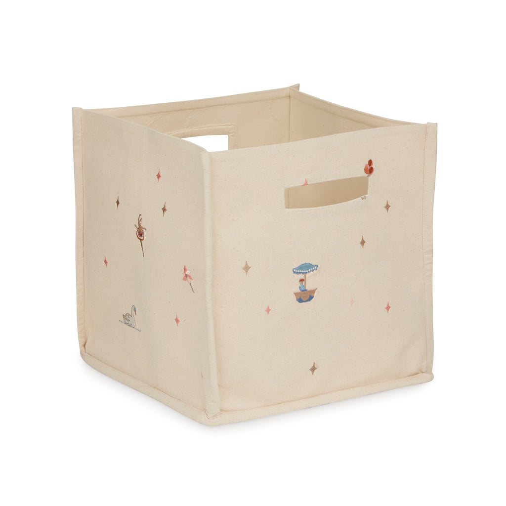 Canvas Storage Basket - GOTS - Carousel