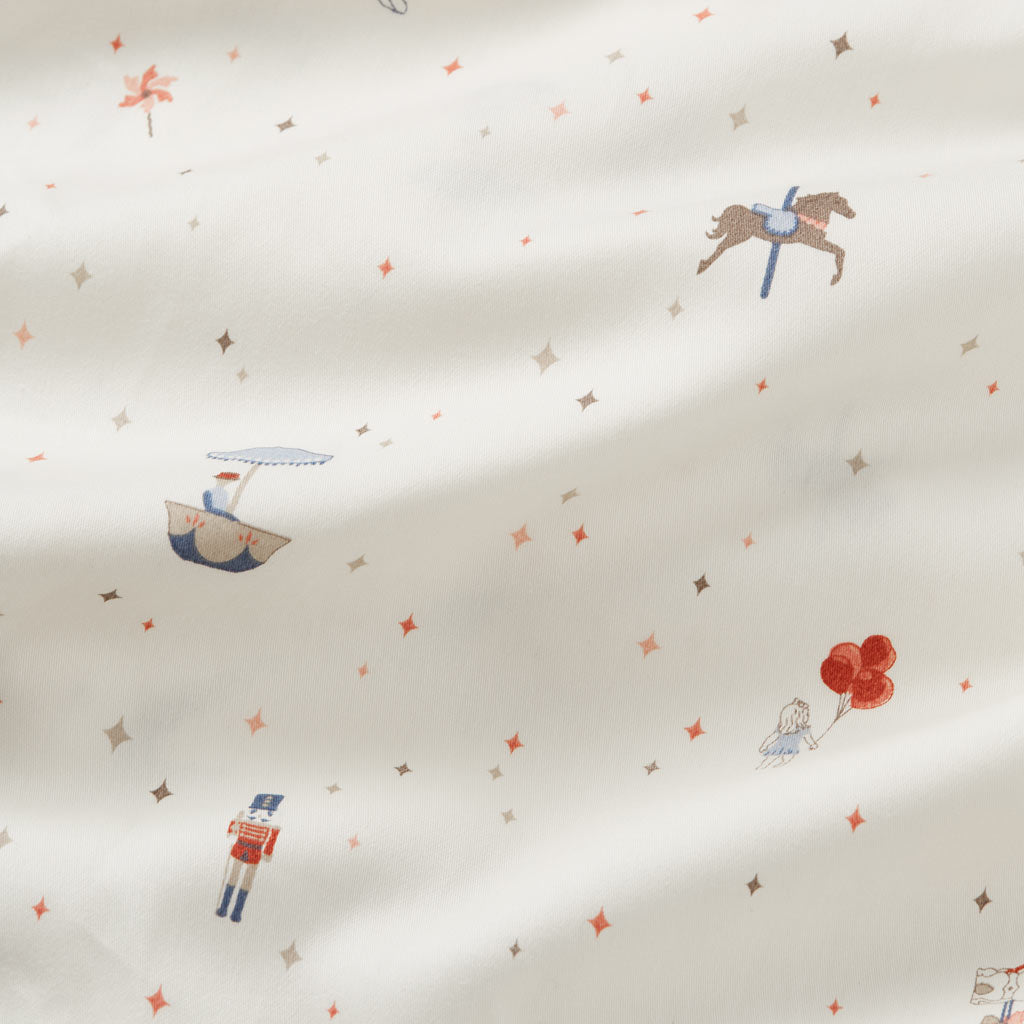 Bedding Set, Baby, 70x100cm - GOTS - Carousel